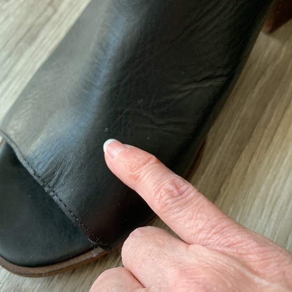 MADEWELL Pierce Peep Toe Shoe Bootie Black Size 8.5 - Picture 12 of 13